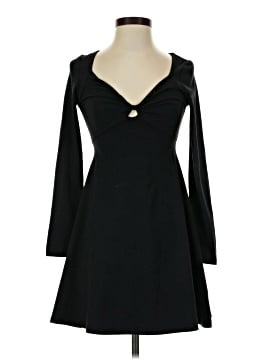 black backless homecoming dress Spaghetti Straps Tea Length Black Backless Prom Dress Homecoming Dress –  luladress main image 1