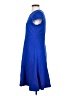 Nanette Lepore Solid Blue Casual Dress Size 4 - photo 5