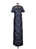 JS Collections 100% Polyester Blue Cocktail Dress Size 6 - photo 2