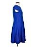 Nanette Lepore Solid Blue Casual Dress Size 4 - photo 4