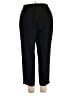 Jones New York Solid Black Casual Pants Size 14 - photo 2