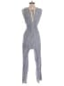 Indulge Stripes Gray Blue Jumpsuit Size S - photo 2