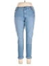 Avenue Solid Blue Jeans Size 14 - photo 1
