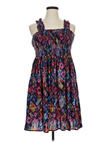 Terra & Sky Casual Dress (view 1)