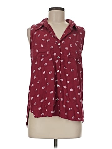 Heroes & Dreamers Sleeveless Button-Down Shirt (view 1)