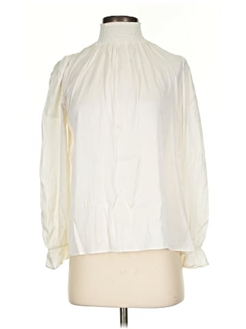 Tucker Long Sleeve Silk Top (view 1)