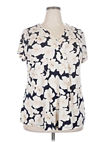 Lane Bryant Short Sleeve Blouse (view 1)