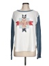 We the Free Graphic White Sweatshirt Size L - photo 1
