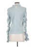 Walter Baker Blue Long Sleeve Turtleneck Size S - photo 2