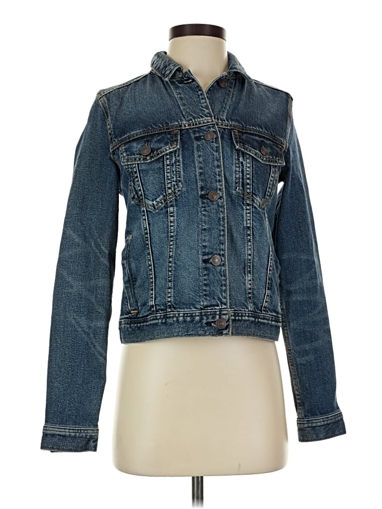 Pre-owned American Eagle Outfitters Denim Jacket In Blue