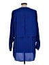 Rafaella 100% Polyester Blue 3/4 Sleeve Blouse Size L - photo 2