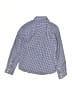 Review Kids Checkered-gingham Blue Long Sleeve Button-Down Shirt Size 12 - photo 2
