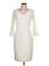DKNY 100% Polyester Ivory Cocktail Dress Size 10 - photo 1
