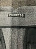 Express 100% Polyester Houndstooth Gray Dress Pants Size 13 (estimated) - photo 7