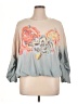 Democracy Floral Gray Cardigan Size 1X - photo 1