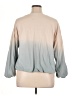 Democracy Floral Gray Cardigan Size 1X - photo 2