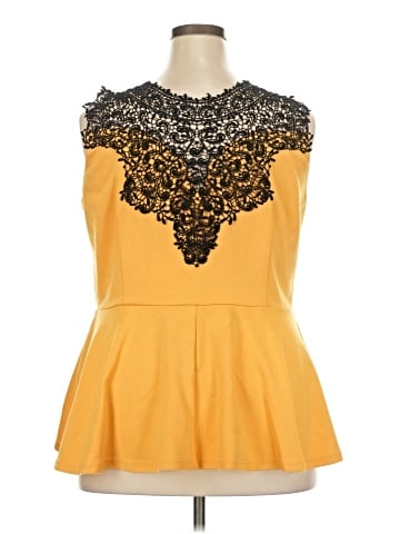 City Chic Sleeveless Blouse (view 2)