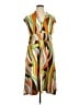 Lesley Evers Print Green Casual Dress Size XL - photo 1