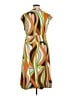 Lesley Evers Print Green Casual Dress Size XL - photo 2