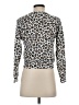 Gaze Animal Print Silver Pullover Sweater Size XS - photo 2