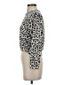 Gaze Animal Print Silver Pullover Sweater Size XS - photo 5