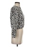 Gaze Animal Print Silver Pullover Sweater Size XS - photo 4
