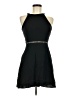 Blue Rain 100% Rayon Solid Black Cocktail Dress Size M - photo 1