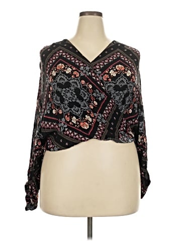 City Chic Long Sleeve Blouse (view 1)