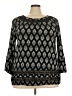 Honey Punch Black 3/4 Sleeve Blouse Size 3X - photo 1