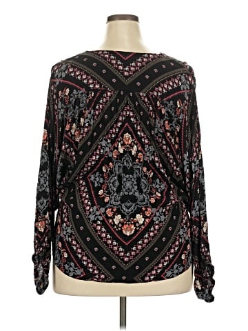 City Chic Long Sleeve Blouse (view 2)