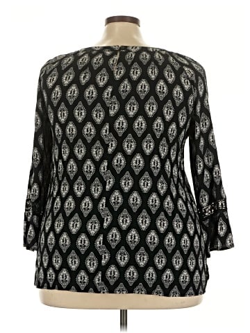 Honey Punch 3/4 Sleeve Blouse (view 2)