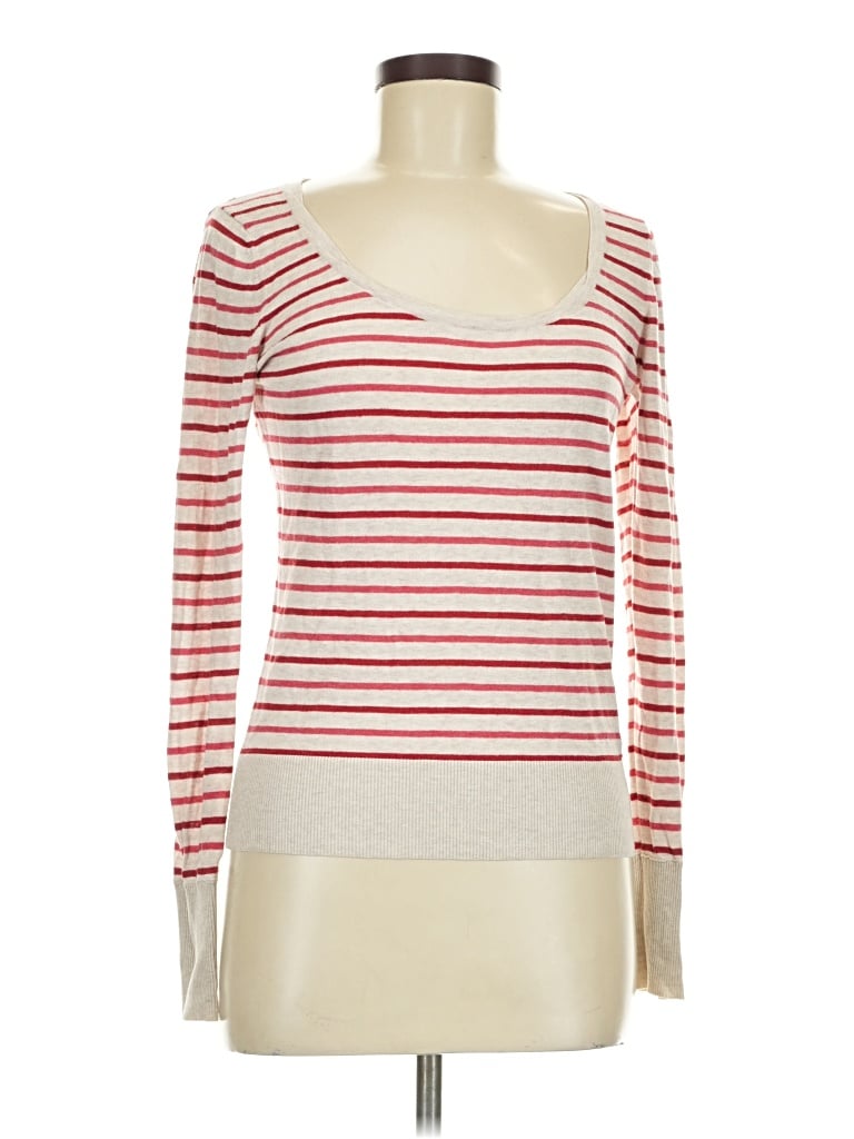 Pre-owned American Eagle Outfitters Long Sleeve T-shirt In Red