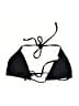 Unbranded Solid Black Swimsuit Top Size S - photo 2