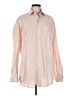 Assorted Brands 100% Cotton Stripes Orange Long Sleeve Button-Down Shirt Size M - photo 1