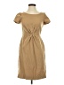 J.Crew 100% Wool Solid Tan Casual Dress Size 4 (petite) - photo 1