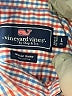 Vineyard Vines 100% Cotton Checkered-gingham Orange Long Sleeve Button-Down Shirt Size 16 - photo 3
