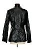 Outer Edge 100% Polyurethane Metallic Black Blazer Size M - photo 2