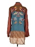 John Mark Floral Brown Long Sleeve Blouse Size S - photo 2