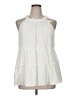 Torrid 100% Rayon White Sleeveless Blouse Size 1X Plus (1) - photo 1