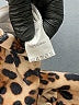 Unbranded 100% Cotton Animal Print Brown Long Sleeve Blouse Size L - photo 8