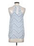 Pink Rose 100% Polyester Blue Sleeveless Blouse Size XS - photo 2