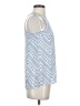 Pink Rose 100% Polyester Blue Sleeveless Blouse Size XS - photo 4