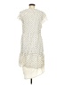 Old Navy 100% Polyester Polka Dots Ivory Casual Dress Size M - photo 2