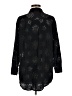 Juniper Blu Stars Black 3/4 Sleeve Button-Down Shirt Size M - photo 2