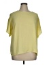 Vince Camuto 100% Polyester Yellow Short Sleeve Blouse Size 1X - photo 1