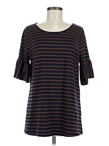 Tickled Teal 3/4 Sleeve T-Shirt (view 1)