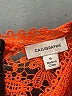 Calligraphie Orange Sleeveless Blouse Size XL - photo 7