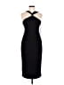 DKNY Solid Black Cocktail Dress Size 8 - photo 1