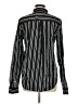 Old Navy 100% Cotton Stripes Black Long Sleeve Blouse Size M (tall) - photo 2