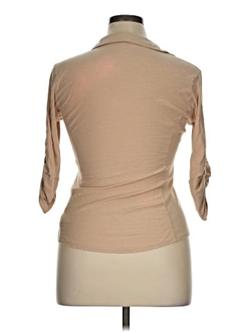 James Perse 3/4 Sleeve Button-Down Shirt (view 2)